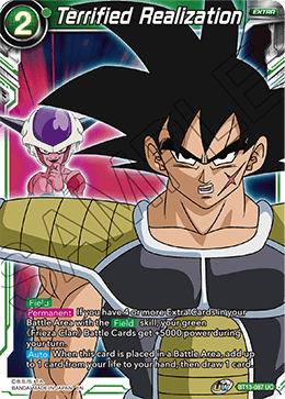 Terrified Realization (Uncommon) (BT13-087) [Supreme Rivalry] Dragon Ball Super