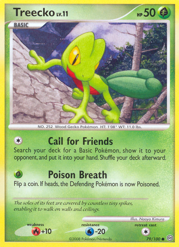 Treecko (79/100) [Diamond & Pearl: Stormfront] Pokémon