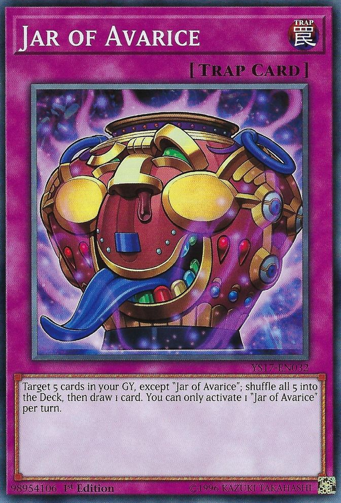 Jar of Avarice [YS17-EN032] Common Yu-Gi-Oh!