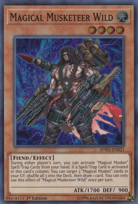 Magical Musketeer Wild [SPWA-EN021] Super Rare Yu-Gi-Oh!