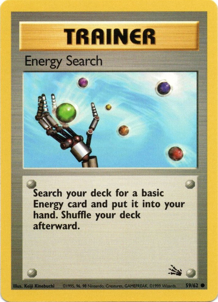 Energy Search (59/62) [Fossil Unlimited] Pokémon