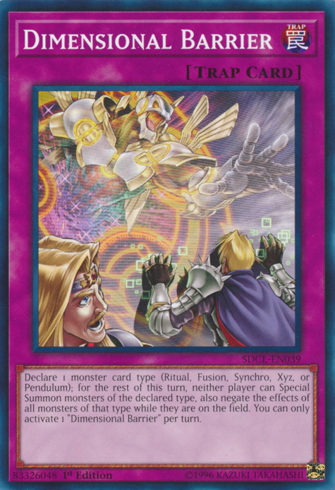 Dimensional Barrier [SDCL-EN039] Common Yu-Gi-Oh!