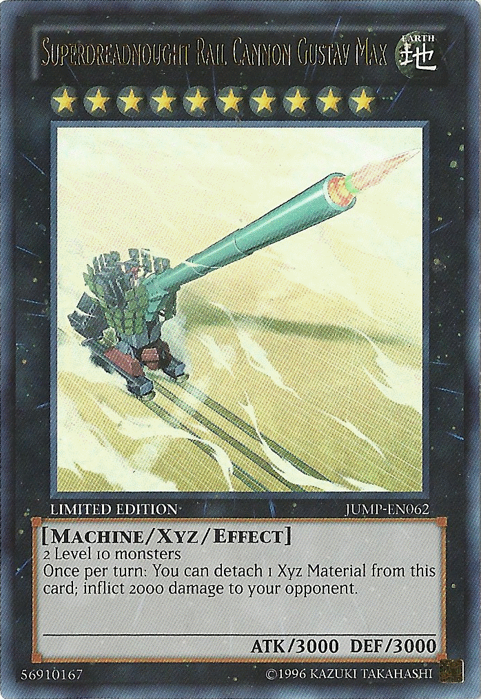 Superdreadnought Rail Cannon Gustav Max [JUMP-EN062] Ultra Rare Yu-Gi-Oh!