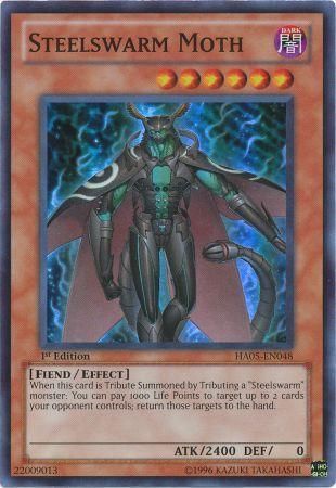 Steelswarm Moth [HA05-EN048] Super Rare Yu-Gi-Oh!