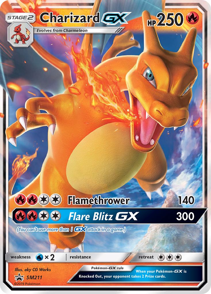 Charizard GX (SM211) [Sun & Moon: Black Star Promos] Pokémon