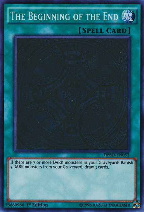 The Beginning of the End [DESO-EN053] Super Rare Yu-Gi-Oh!