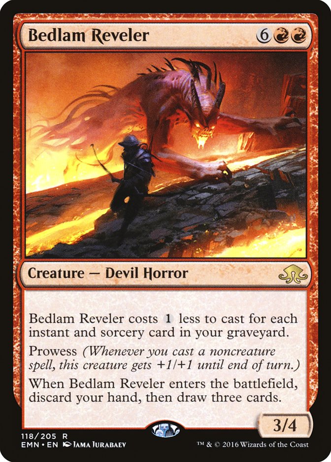 Bedlam Reveler [Eldritch Moon] Magic: The Gathering