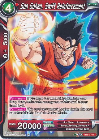 Son Gohan, Swift Reinforcement (BT9-010) [Universal Onslaught] Dragon Ball Super
