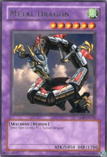 Metal Dragon [LOB-EN102] Rare Yu-Gi-Oh!