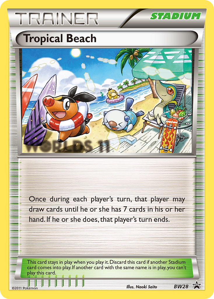 Tropical Beach (BW28) [Black & White: Black Star Promos] Pokémon