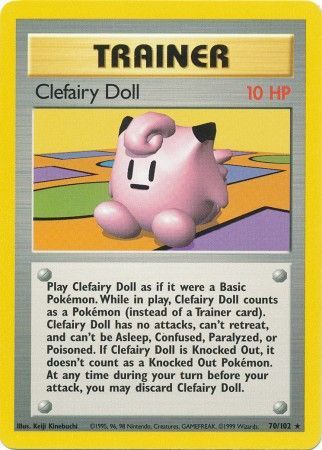 Clefairy Doll (70/102) [Base Set Unlimited] Pokémon