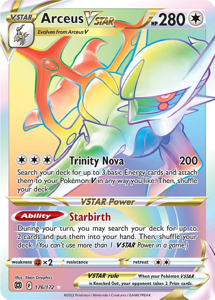 Arceus VSTAR (176/172) [Sword & Shield: Brilliant Stars] Pokémon