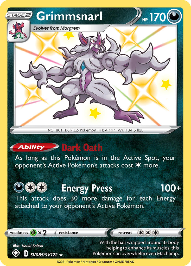 Grimmsnarl (SV085/SV122) [Sword & Shield: Shining Fates] Pokémon