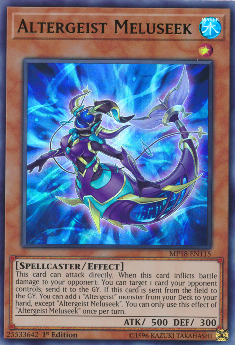 Altergeist Meluseek [MP18-EN115] Ultra Rare Yu-Gi-Oh!