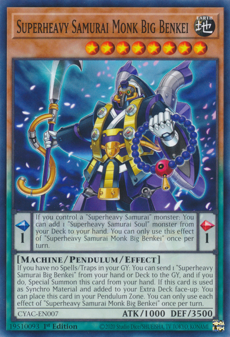 Superheavy Samurai Monk Big Benkei [CYAC-EN007] Common Yu-Gi-Oh!