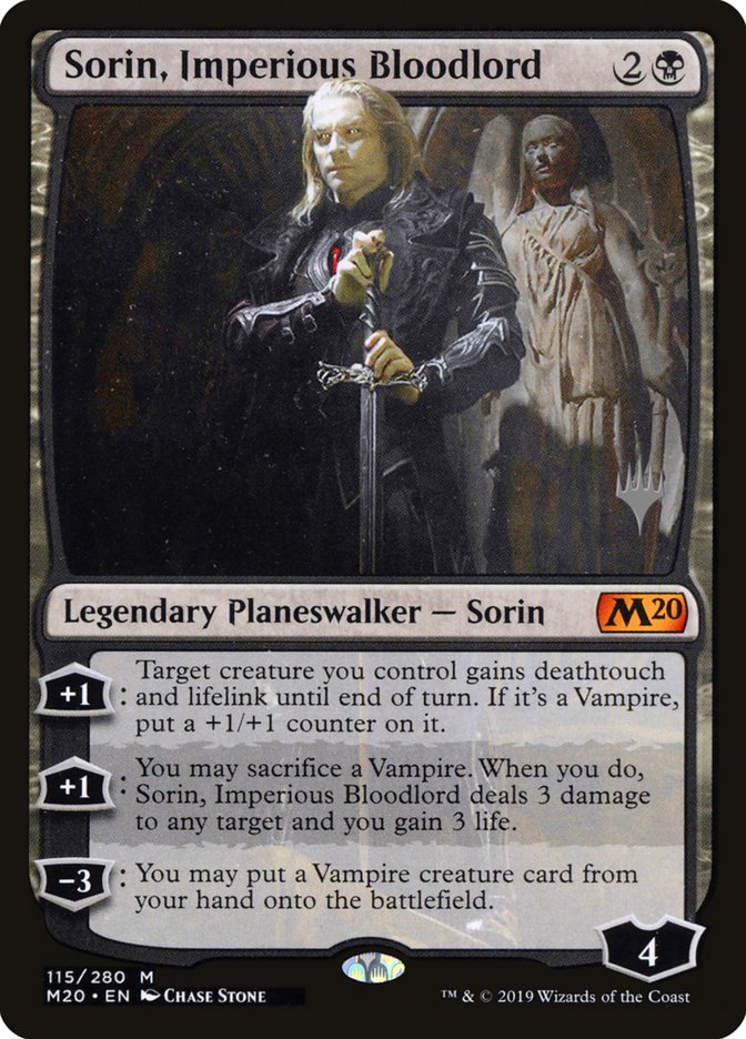 Sorin, Imperious Bloodlord (Promo Pack) [Core Set 2020 Promos] Magic: The Gathering