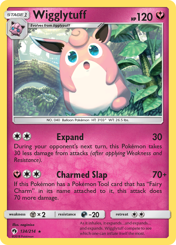 Wigglytuff (134/214) [Sun & Moon: Lost Thunder] Pokémon