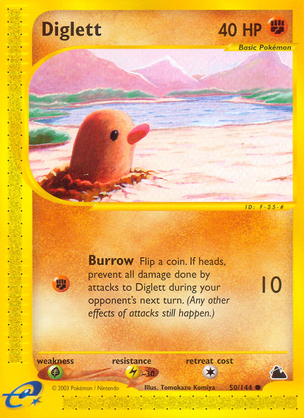 Diglett (50/144) [Skyridge] Pokémon