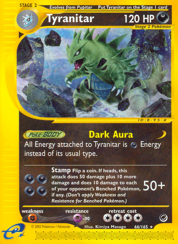 Tyranitar (66/165) [Expedition: Base Set] Pokémon