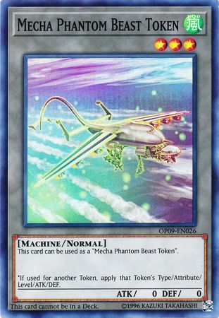 Mecha Phantom Beast Token - "Dracossack" [OP09-EN026] Super Rare Yu-Gi-Oh!