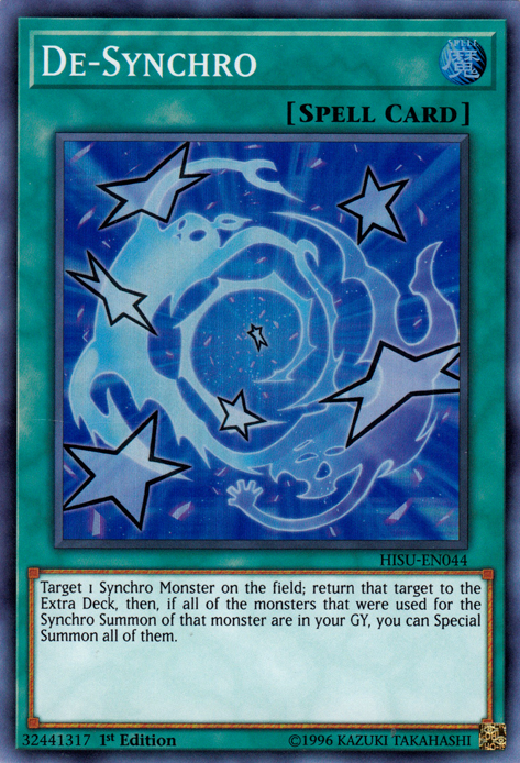 De-Synchro [HISU-EN044] Super Rare Yu-Gi-Oh!