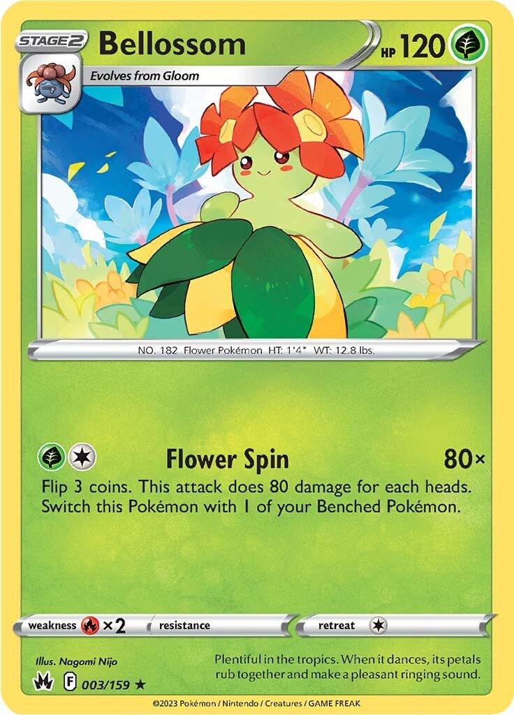 Bellossom (003/159) [Sword & Shield: Crown Zenith] Pokémon