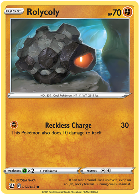 Rolycoly (078/163) [Sword & Shield: Battle Styles] Pokémon