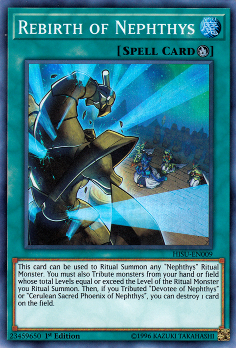 Rebirth of Nephthys [HISU-EN009] Super Rare Yu-Gi-Oh!