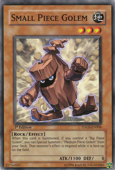 Small Piece Golem [TDGS-EN006] Common Yu-Gi-Oh!