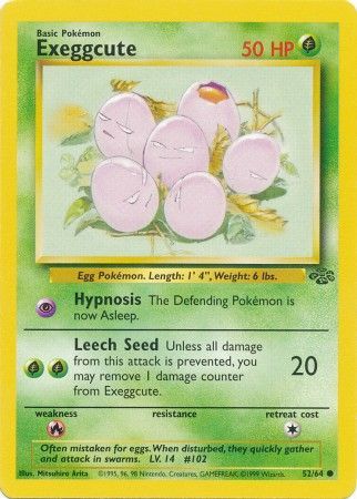 Exeggcute (52/64) [Jungle Unlimited] Pokémon