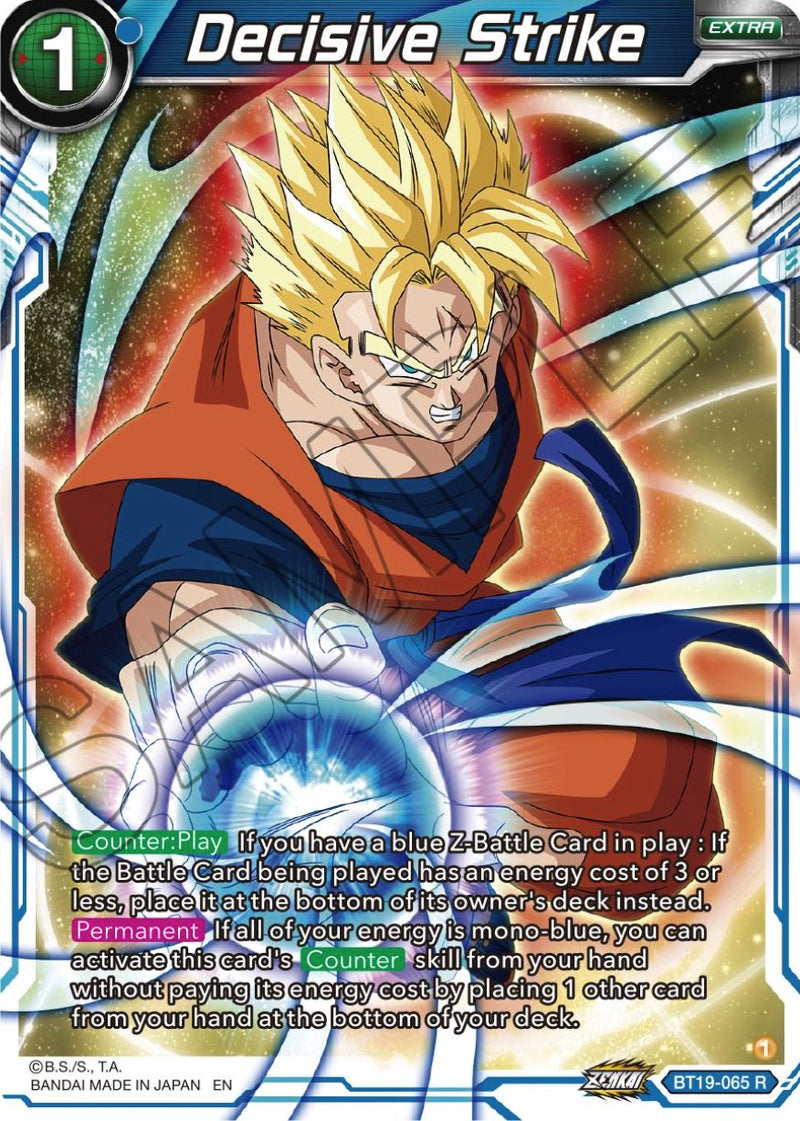 Decisive Strike (BT19-065) [Fighter's Ambition] Dragon Ball Super