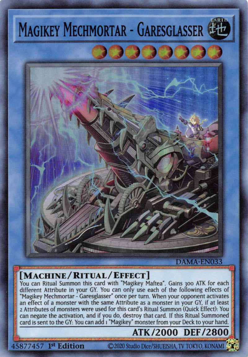 Magikey Mechmortar - Garesglasser [DAMA-EN033] Super Rare Yu-Gi-Oh!