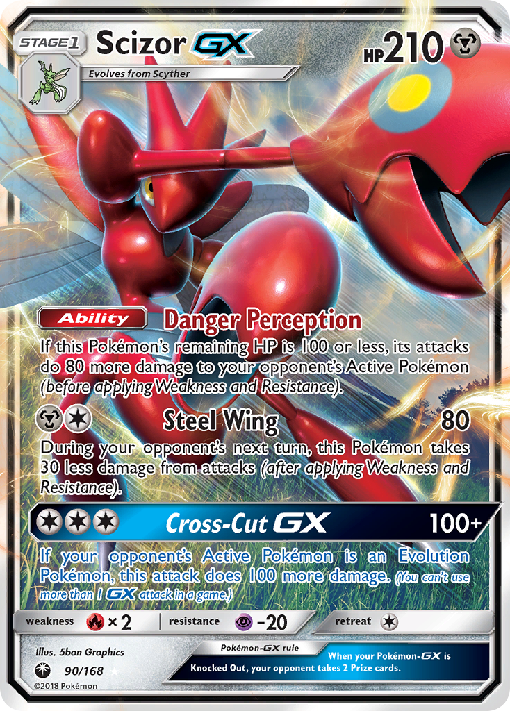 Scizor GX (90/168) [Sun & Moon: Celestial Storm] Pokémon