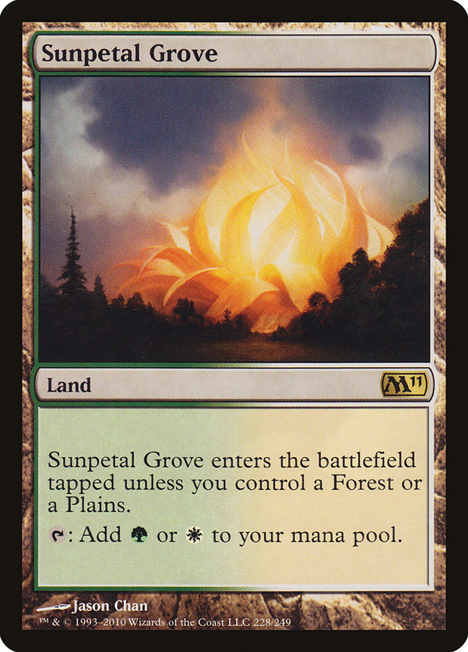 Sunpetal Grove [Magic 2011] Magic: The Gathering