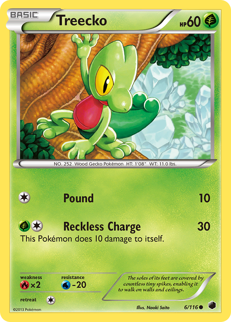 Treecko (6/116) [Black & White: Plasma Freeze] Pokémon