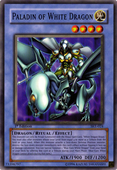 Paladin of White Dragon [SKE-024] Common Yu-Gi-Oh!