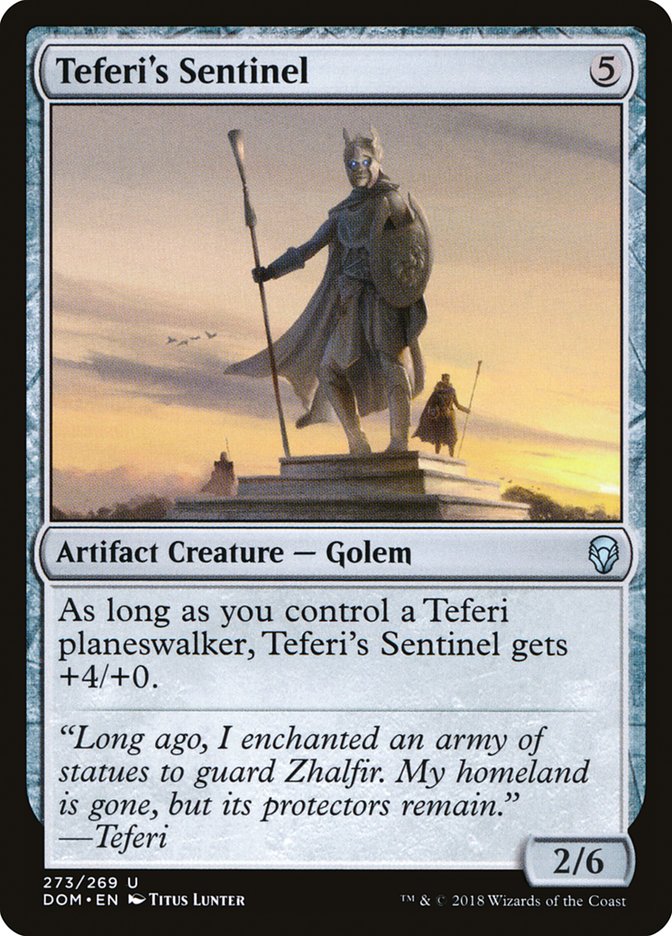 Teferi's Sentinel [Dominaria] Magic: The Gathering