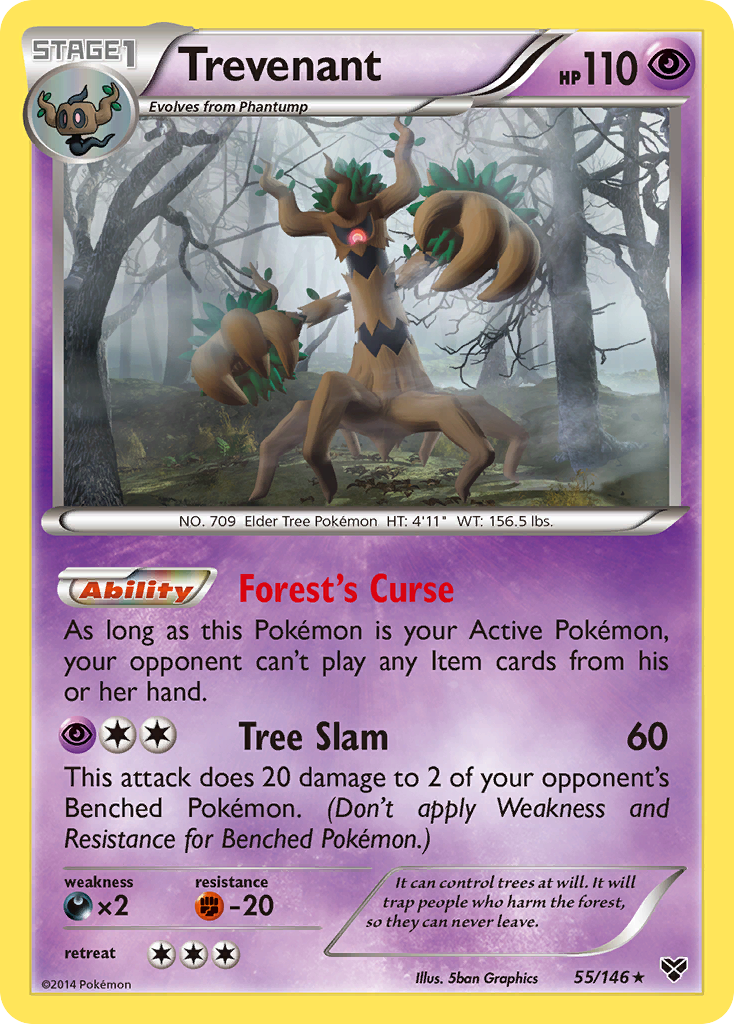 Trevenant (55/146) [XY: Base Set] Pokémon