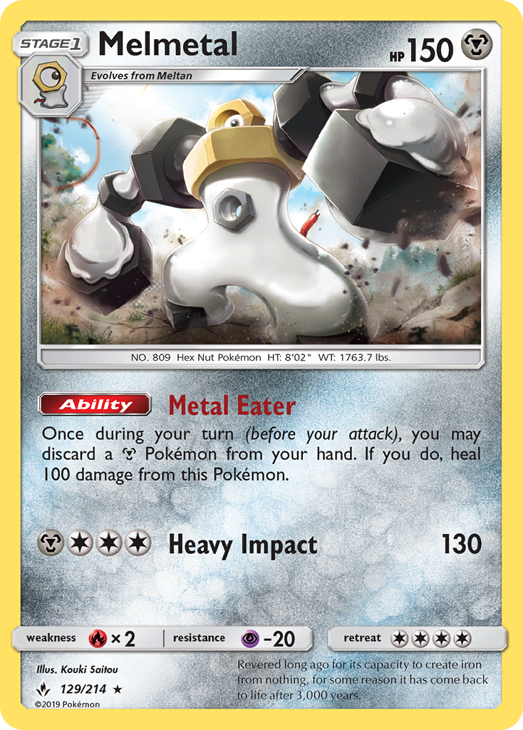 Melmetal (129/214) [Sun & Moon: Unbroken Bonds] Pokémon