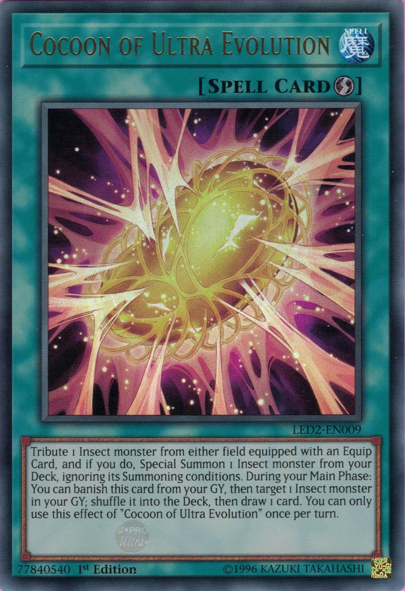 Cocoon of Ultra Evolution [LED2-EN009] Ultra Rare Yu-Gi-Oh!