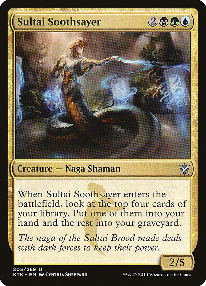 Sultai Soothsayer [Khans of Tarkir] Magic: The Gathering