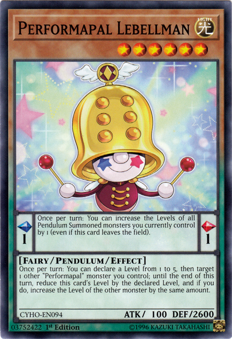 Performapal Lebellman [CYHO-EN094] Common Yu-Gi-Oh!