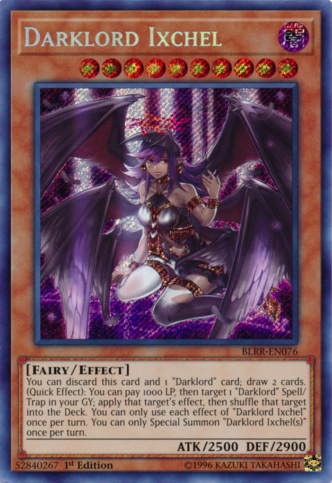 Darklord Ixchel [BLRR-EN076] Secret Rare Yu-Gi-Oh!