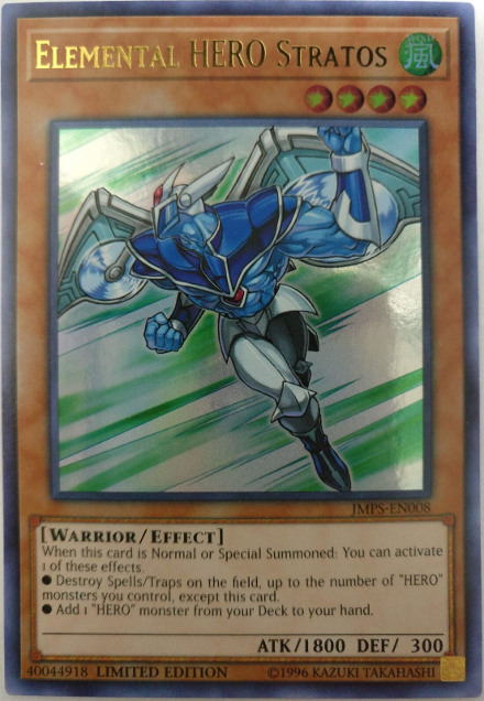 Elemental Hero Stratos [JMPS-EN008] Ultra Rare Yu-Gi-Oh!