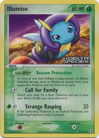 Illumise (45/113) (Stamped) [EX: Delta Species] Pokémon