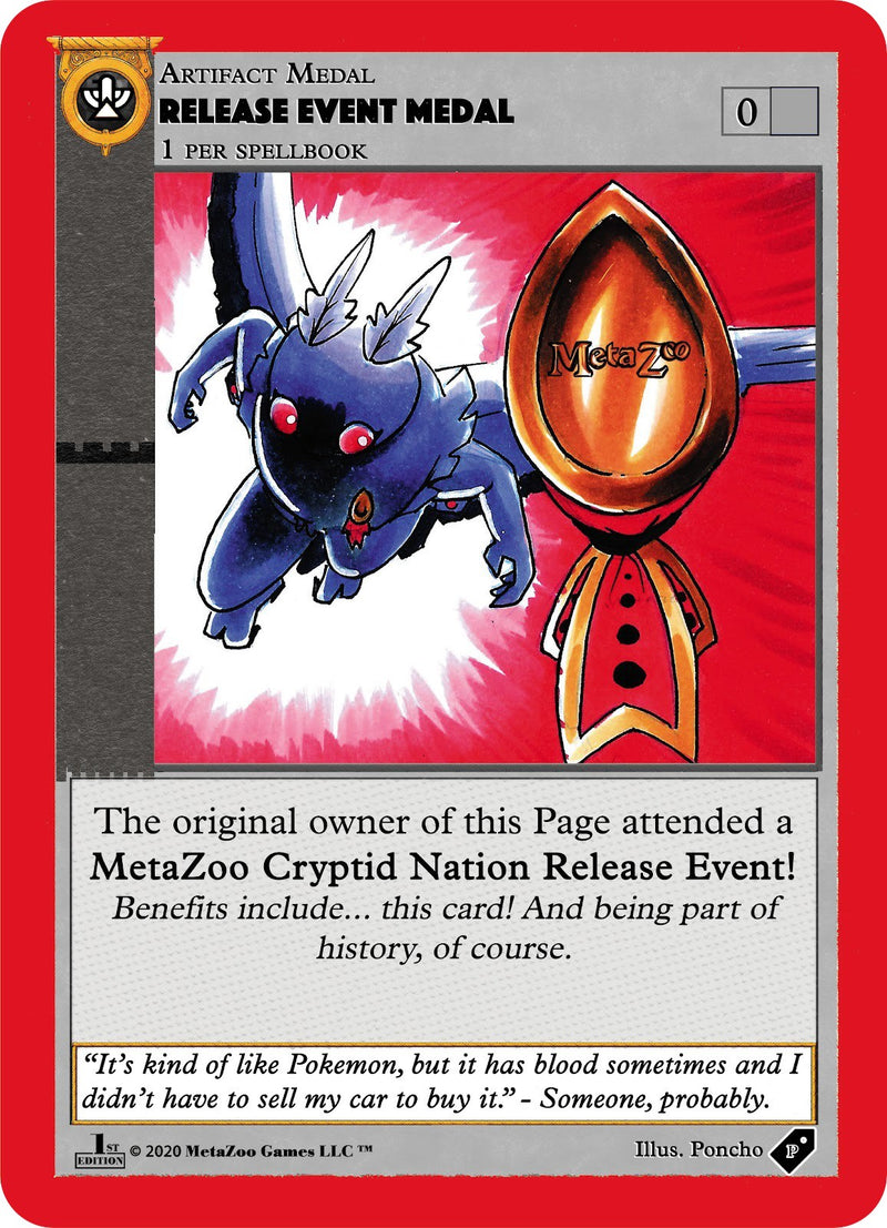 Release Event Medal (Kickstarter) [Medals] Metazoo