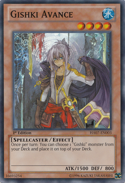 Gishki Avance [HA07-EN003] Super Rare Yu-Gi-Oh!