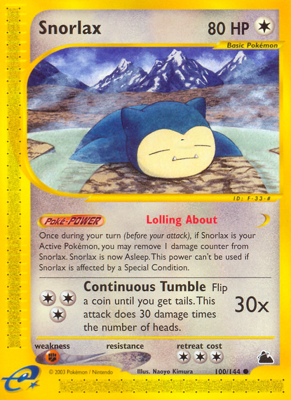 Snorlax (100/144) [Skyridge] Pokémon