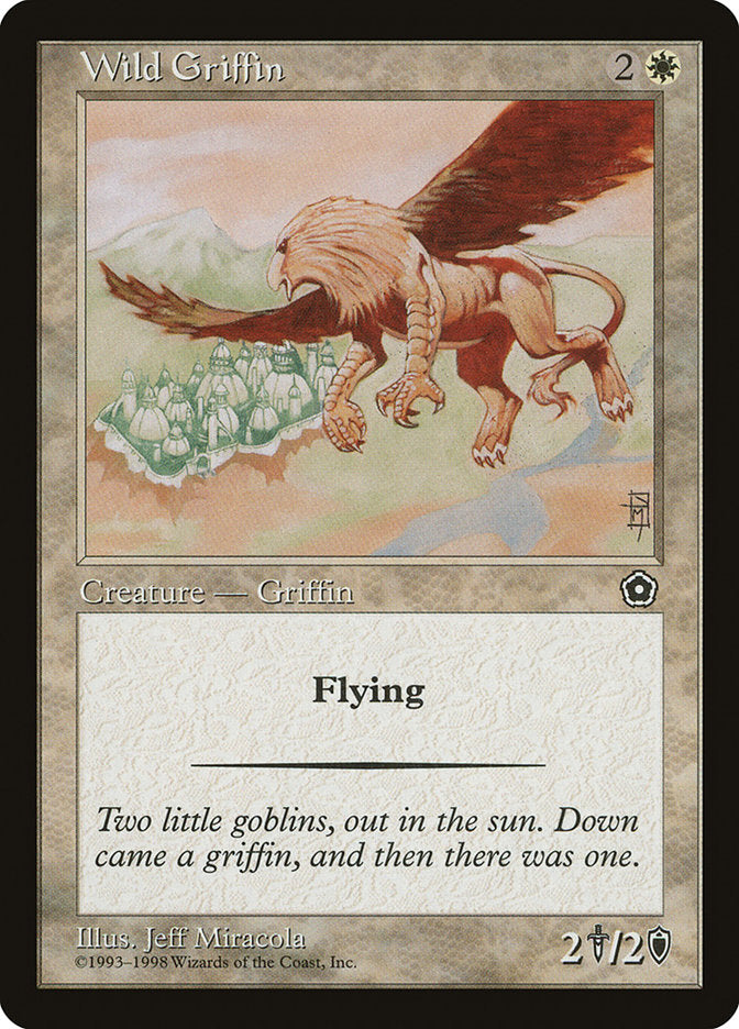 Wild Griffin [Portal Second Age] Magic: The Gathering