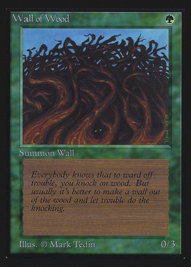 Wall of Wood [Collectors' Edition] Magic: The Gathering